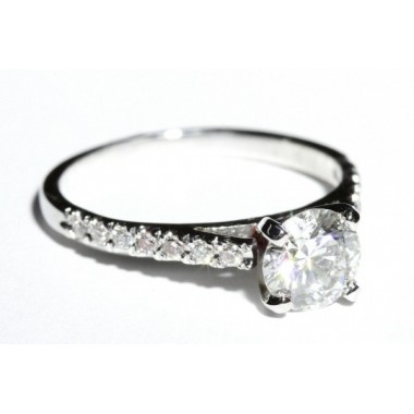Diamond Cathedral Engagement Ring