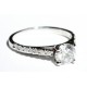 33537745 Diamond Cathedral Engagement Ring 1.8 mm