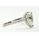 37199714 Kobe Mark Micro-Pave Pear Shaped Halo Engagement Ring