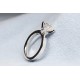  40223296 - 18K Square Shank Solitaire Novo Prongs Engagement Ring