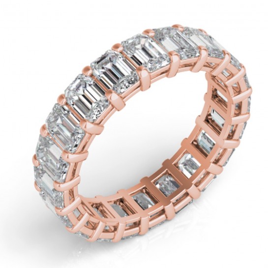Emerald Cut Eternity Band (avail in 3.50ct,4.50ct,5.50ct, 6.50ct, 7.50ct,8.50ct, 9.50ct, 10.50ct)