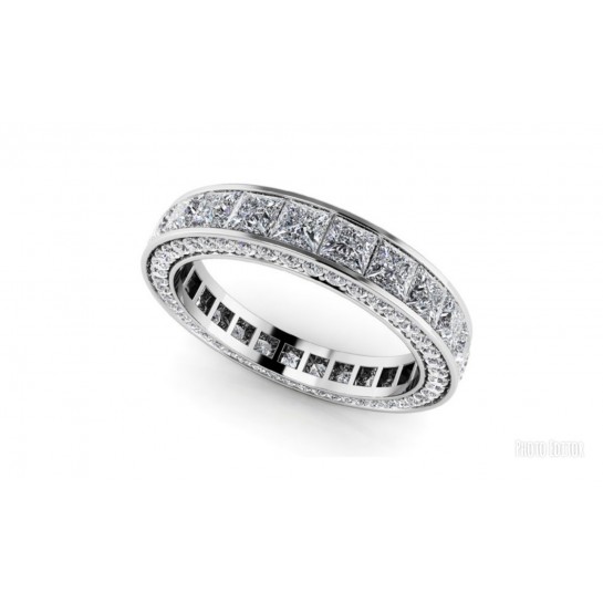 10.50 ctw Emerald Cut Eternity Band (avail in 3.50ct,4.50ct,5.50ct, 6.50ct, 7.50ct,8.50ct, 9.50ct, 10.50ct)