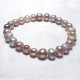 9-10mm Freshwater 100% Natural Pearl Bracelet Pink Purple Pearls Women Bracelet Wedding Jewelry Gift 7.5inch 
